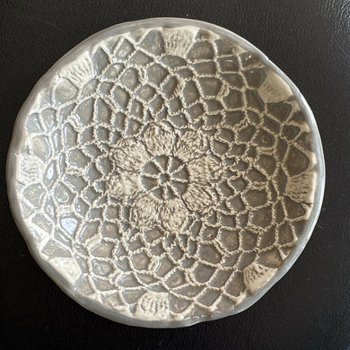 Lorna M Designs - Grey and White Dish, Ceramics, Atrium 916, Atrium 916 - Sacramento.Shop