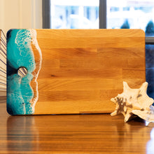 Load image into Gallery viewer, Awkwood Things - Large Ocean Inspired Cutting Board, Dishware, Awkwood Things, Sacramento . Shop

