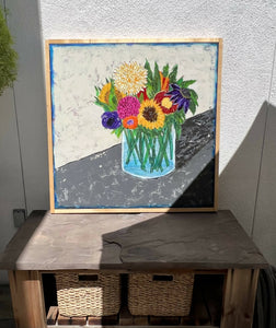 Tami's Infinite Designs - Flowers in Clear Vase, Wall Art, Tami’s Infinite Designs, Atrium 916 - Sacramento.Shop