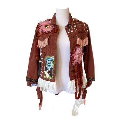 Grace Yip Designs- Bunny Hop Jean jacket, Fashion, Grace Yip Designs, Atrium 916 - Sacramento.Shop