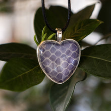 Load image into Gallery viewer, Nekkid Snek Jewelry - Purple Heart Corn Snake Pendant - Sacramento . Shop
