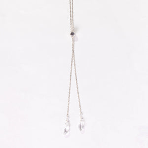 Lori Sparks- Sterling Silver Lariat "Minimal" Necklace, Jewelry, Sparks by Beadologie, Sacramento . Shop