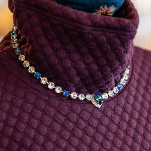 Lori Sparks- Capri Blue Swarovski Heart Necklace & Earring Set, Jewelry, Sparks by Beadologie, Sacramento . Shop