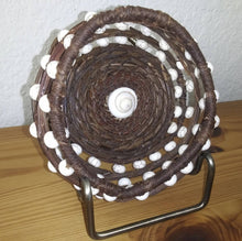 Load image into Gallery viewer, Creations by Jennie J Malloy - Small Shell Basket with Beads, Home Decor, Creations by Jennie J Malloy, Atrium 916 - Sacramento.Shop
