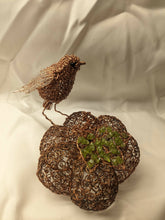 Load image into Gallery viewer, Stone Turner Creations - Bird on Pumpkin Sculpture, Home Decor, Stone Turner Creations, Atrium 916 - Sacramento.Shop
