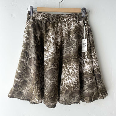 Maria Canta - Adult Mini Skirt in Snake Animal Print, Fashion, Maria Canta, Atrium 916 - Sacramento.Shop