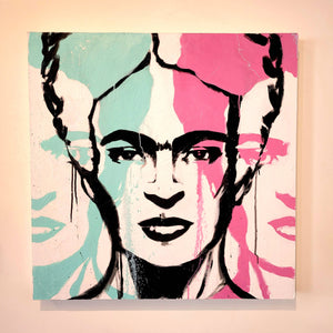 Raul Mejia - Anything for Frida, Wall Art, Rebel Tiger, Atrium 916 - Sacramento.Shop