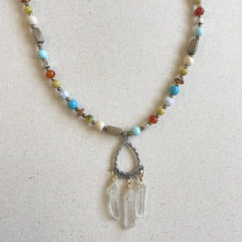 Load image into Gallery viewer, Jennifer Keller &quot;Uplifted&quot; Necklace Made With Salvaged Jewelry, Jewelry, Jennifer Laurel Keller Art, Atrium 916 - Sacramento.Shop
